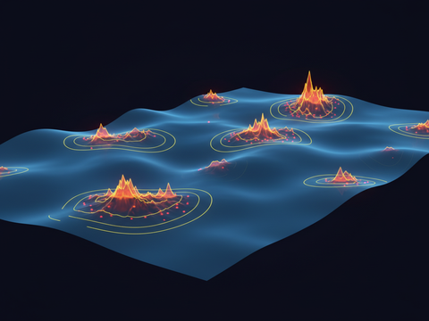 Variance and sensitivity mapping showing critical amber regions